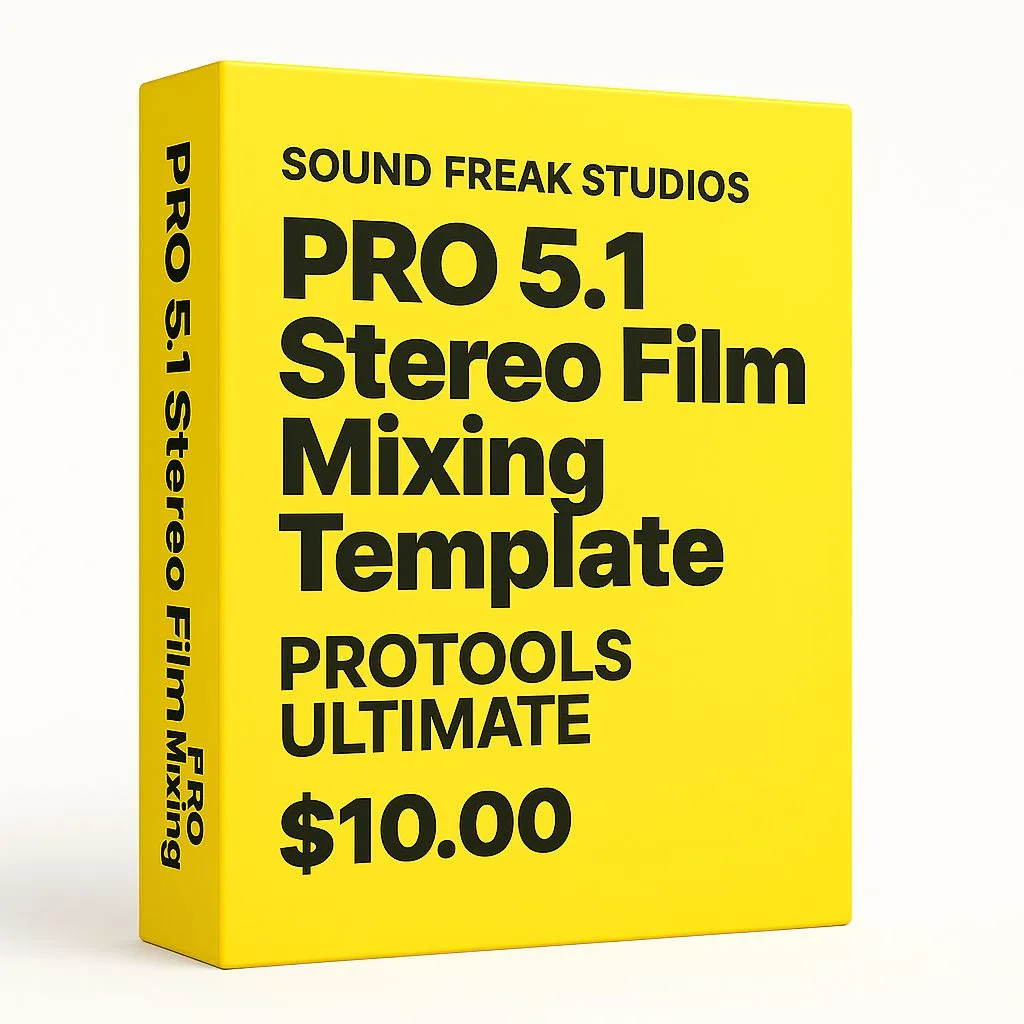 PRO Stereo Film Mixing Template for Pro Tools 2.0