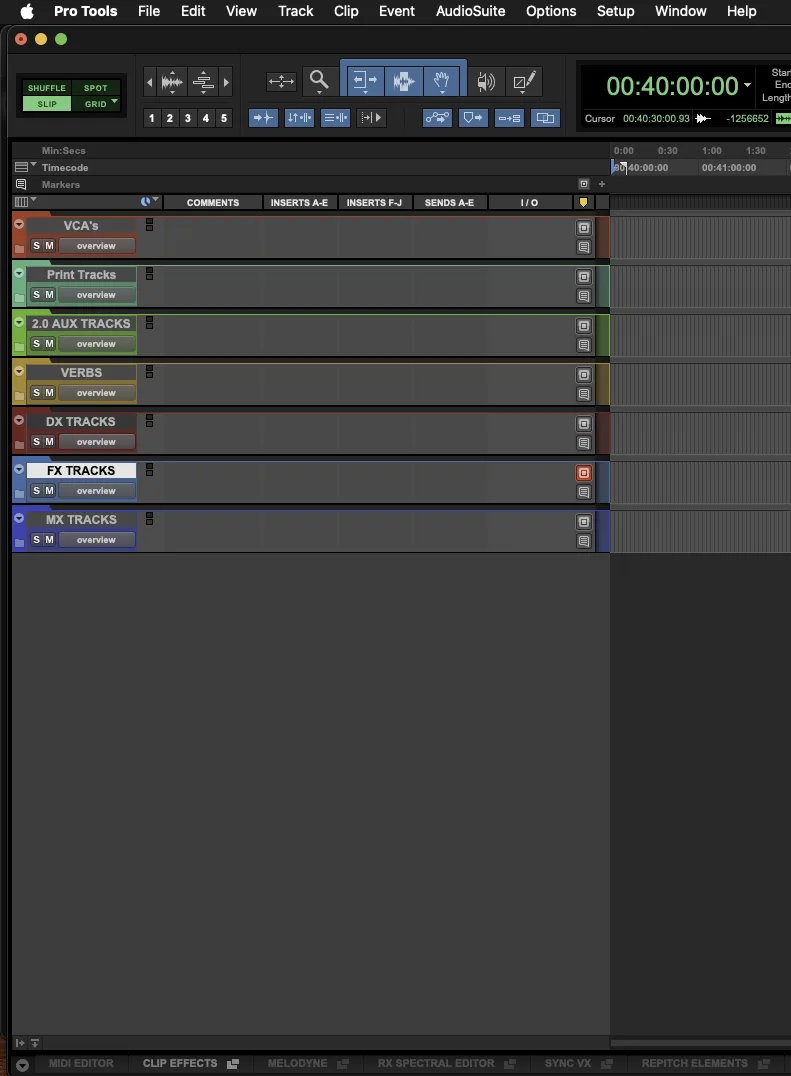PRO-Stereo Film Mixing Template Image 1