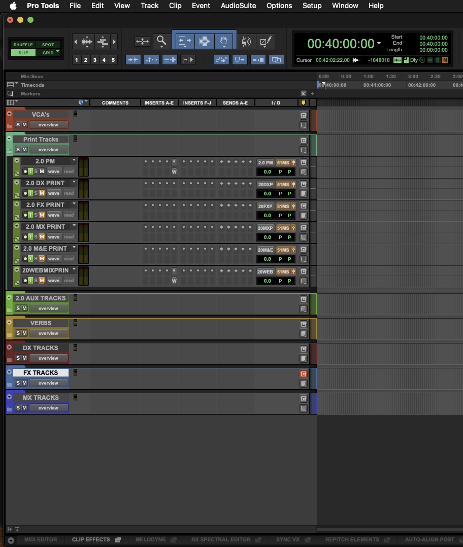 PRO-Stereo Film Mixing Template Image 3