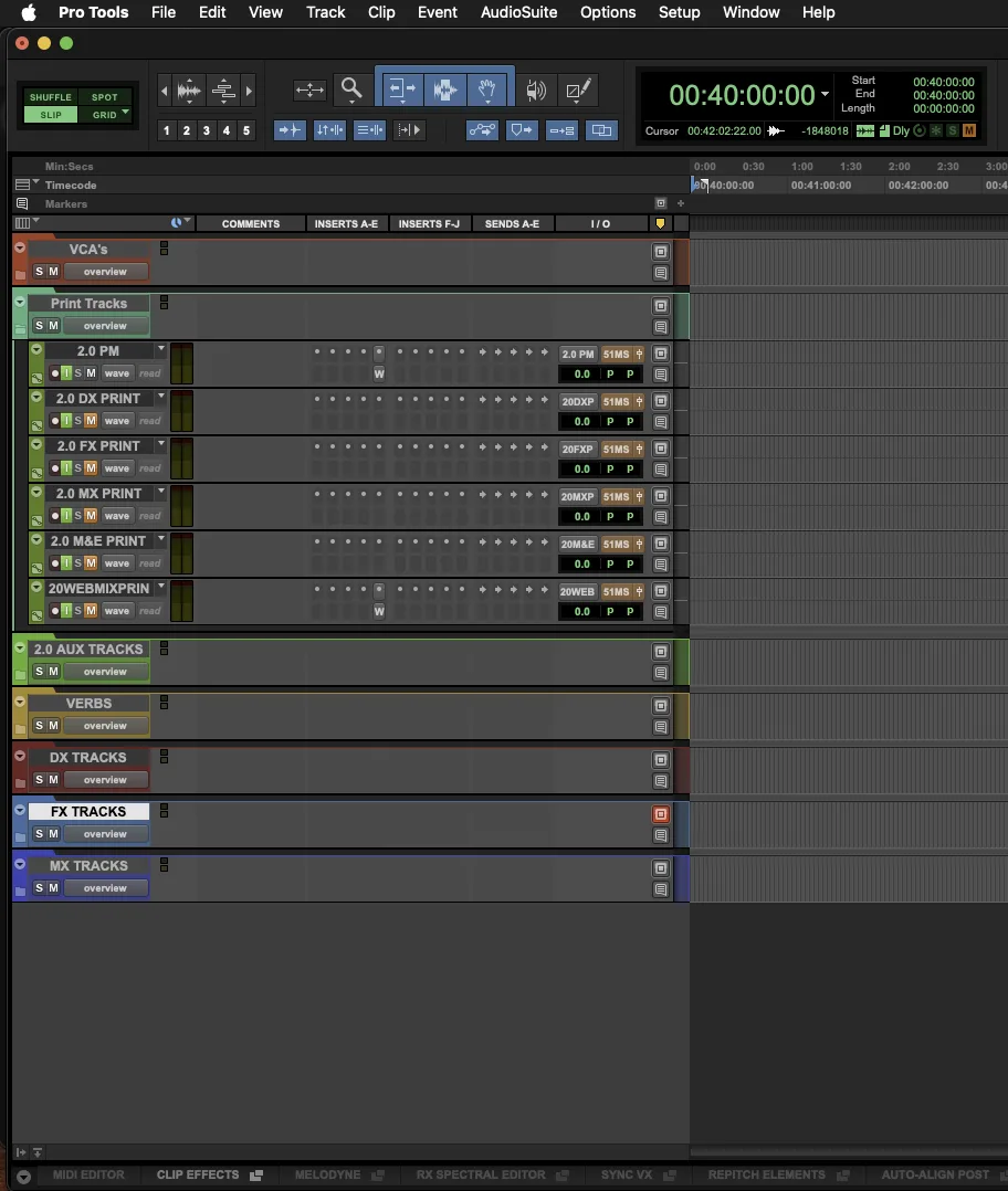 PRO-Stereo Film Mixing Template Image 3