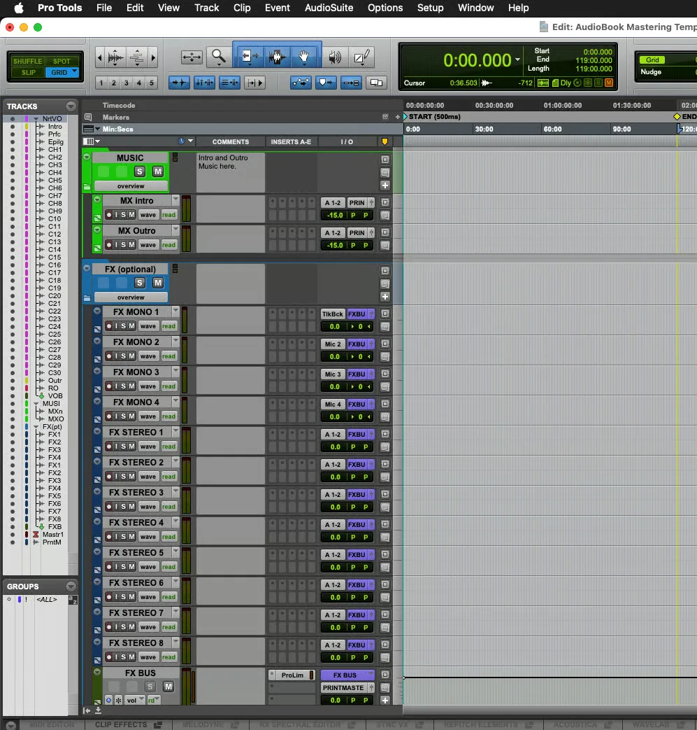 Audiobook Mastering Template Image 2