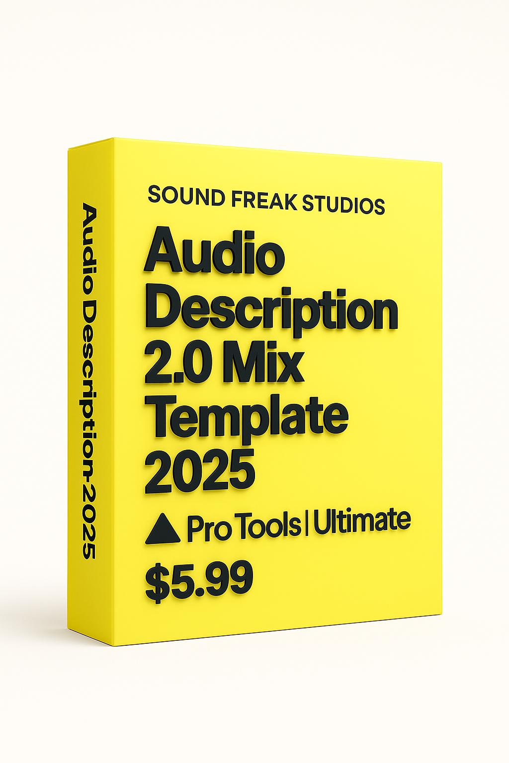 Audio Description AD_Stereo Mix Template for OTT
