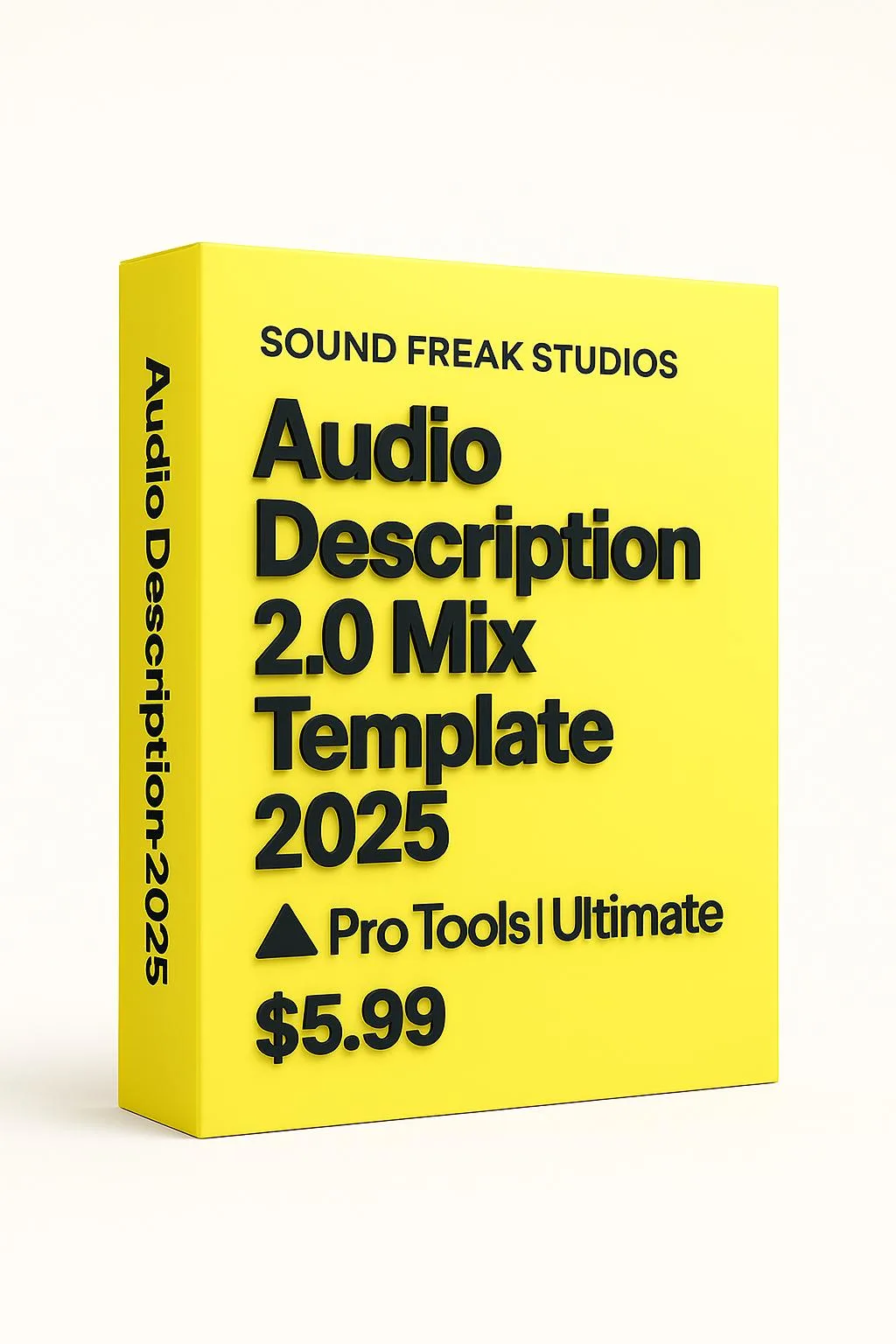 Audio Description AD Stereo Mix Template for OTT