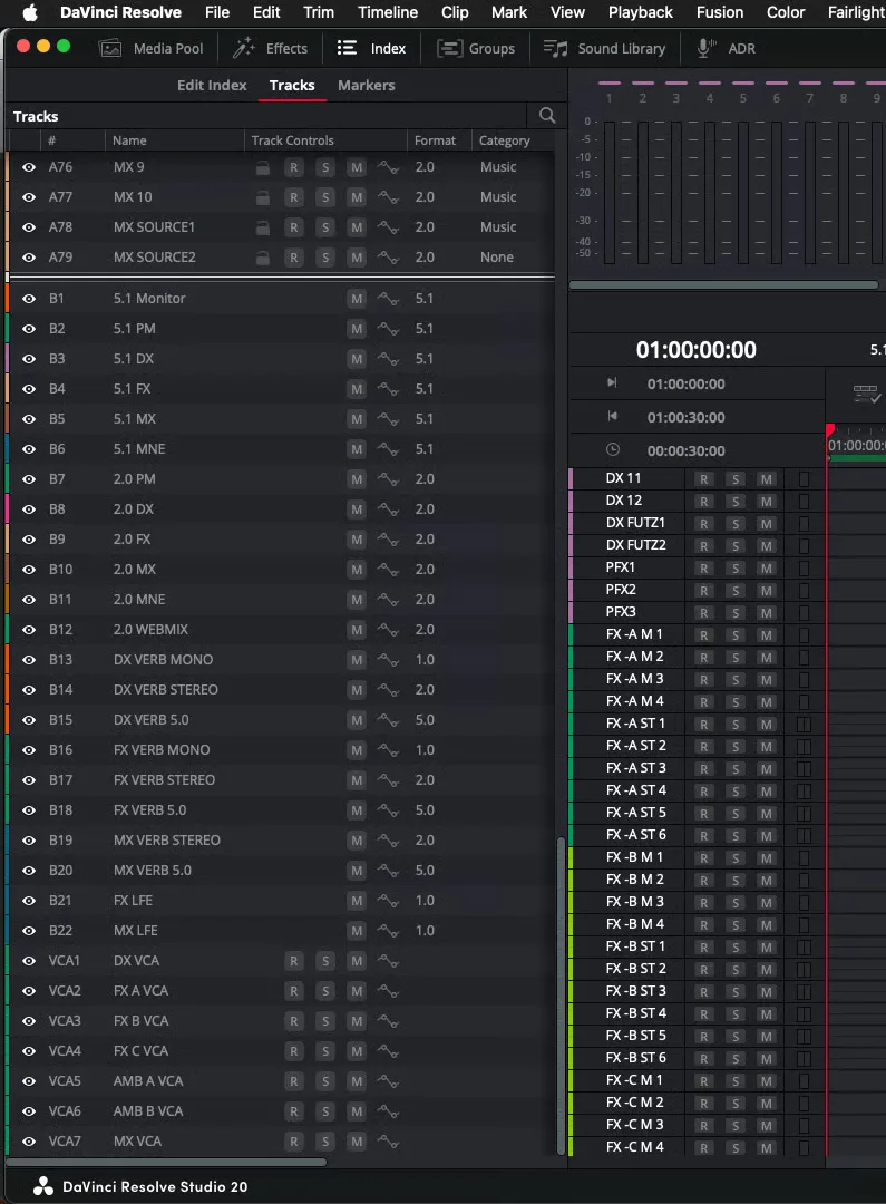 Fairlight 5.1 Mixing Template Image 6