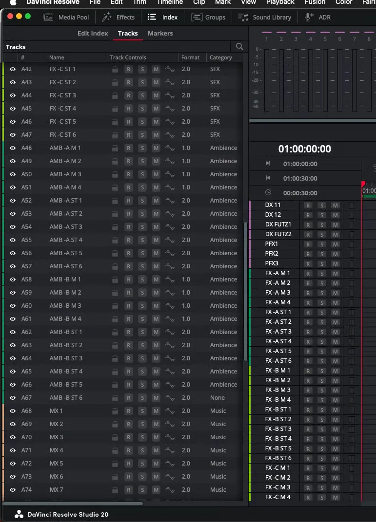 Fairlight 5.1 Mixing Template Image 7