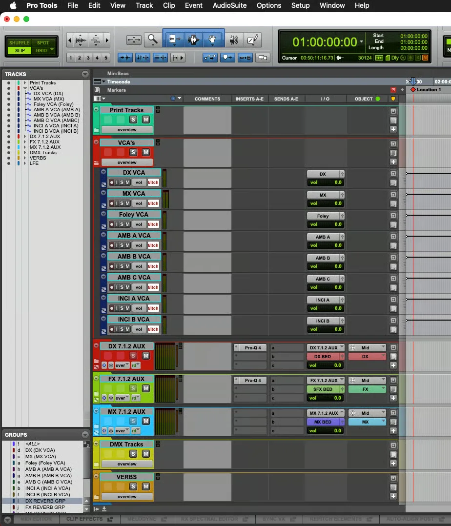 Dolby Atmos Mixing Template 2025 Protools Image 4