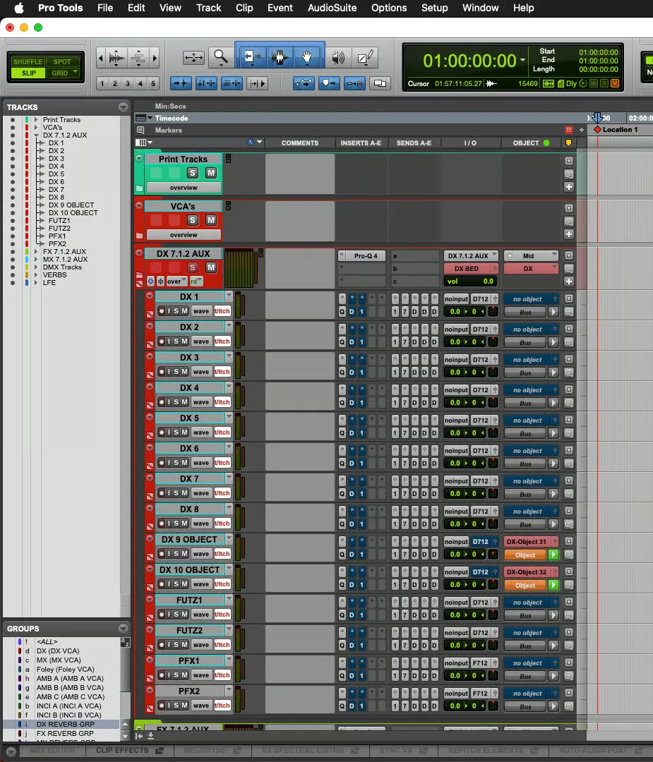 Dolby Atmos Mixing Template 2025 Protools Image 5