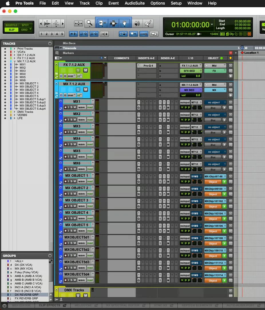 Dolby Atmos Mixing Template 2025 Protools Image 6