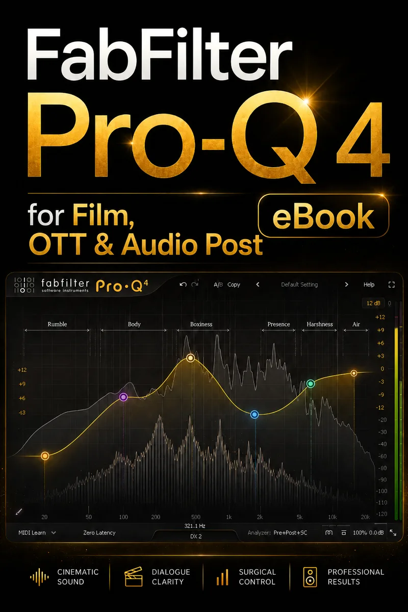 FabFilter Pro-Q 4 eBook for Film, OTT and Audio Post