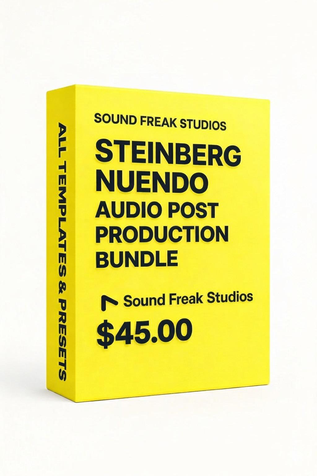 Steinberg Nuendo Audio Post Production Bundle – SoundFreakStudios