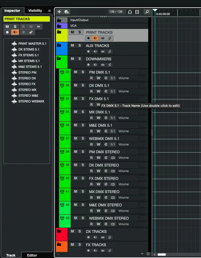 Nuendo 5.1 Mixing Template Image 4