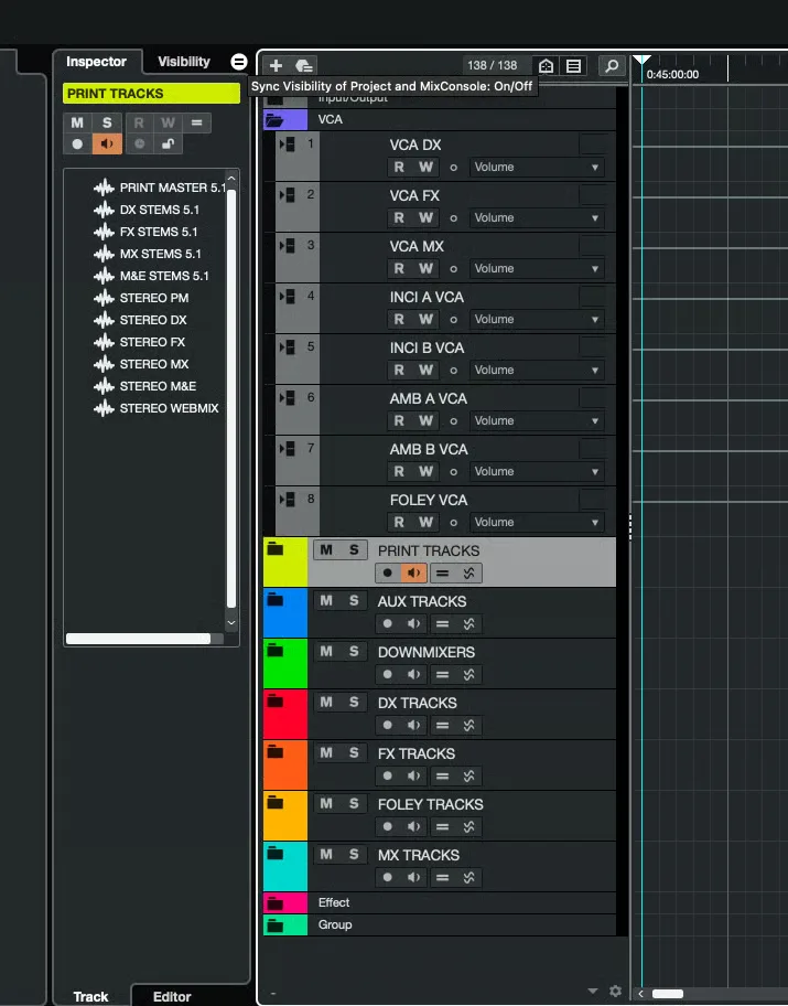 Nuendo 5.1 Mixing Template Image 7