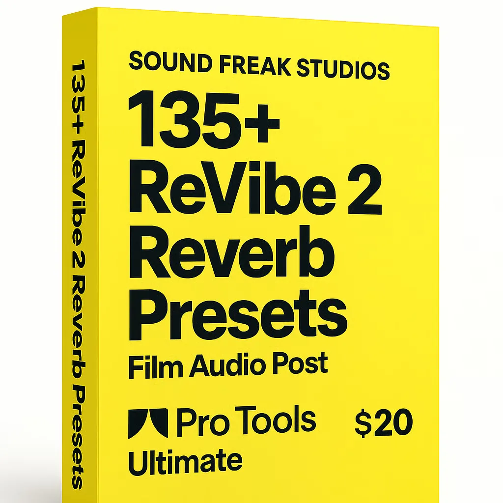 135+ ReVibe II Reverb Presets for Film Audio Post